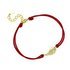 14K Yellow gold - E-coat \ Red