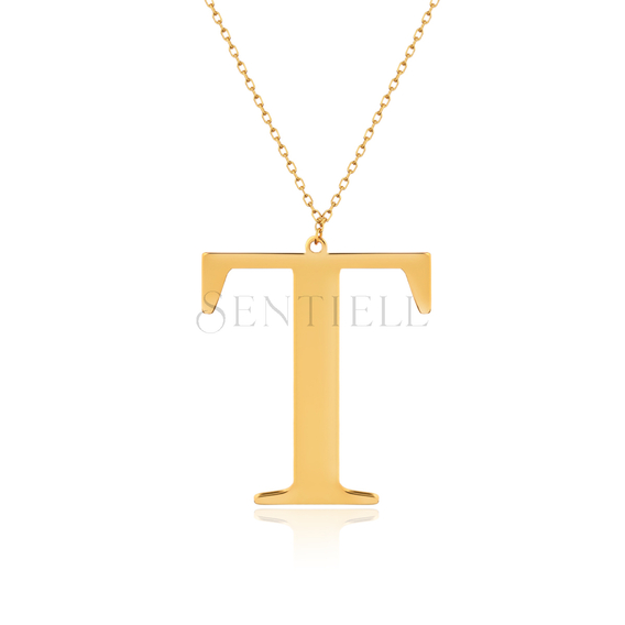 14K Yellow Gold-plated 925 Silver Box Shaped Cross Pendant with 18 Necklace Jewels Obsession Cross Necklace