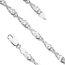 Silver (925) chain bracelet singapur  Ø 065