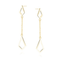Silver (925) earrings gold-plated