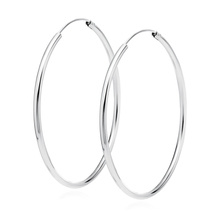 Silver (925) earrings hoop