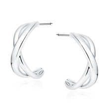 Silver (925) earrings - infinity