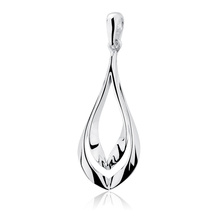 Silver (925) elegant pendant highly polished