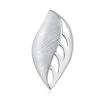 Silver (925) elegant pendant - leaf