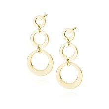 Silver (925) gold-plated earrings 