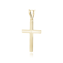 Silver (925) gold-plated pendant cross