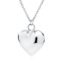 Silver (925) necklace - heart