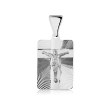 Silver (925) pendant Jesus on cross