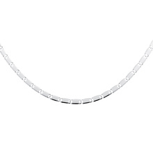 Silver chain (925) rhodium-plated