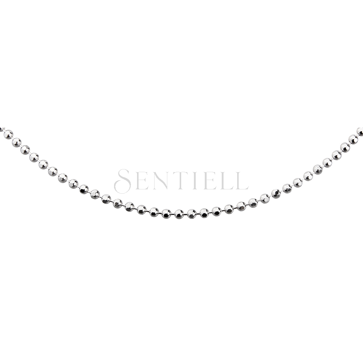 5094 - Silver (925) ball chain necklace for military tags