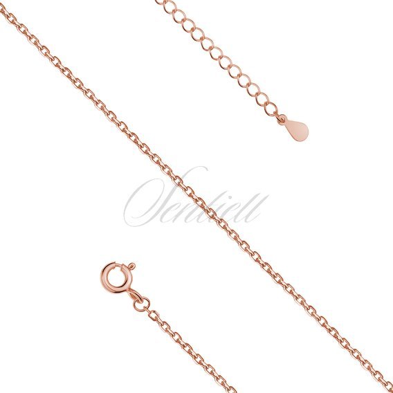 Silver (925) Anchor chain  Ø 030 rose gold-plated
