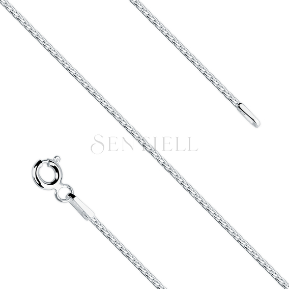 Silver (925) Spiga chain - fox tail