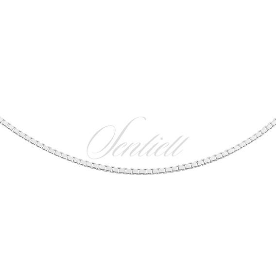 Silver (925) Venetian box chain, diamond-cut
