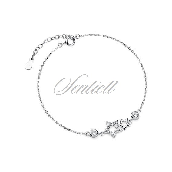 Silver (925) bracelet with stars