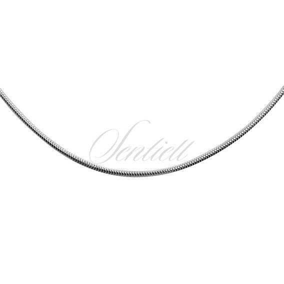 Silver (925) chain 8 sides snake  Ø 160 rhodium-plated