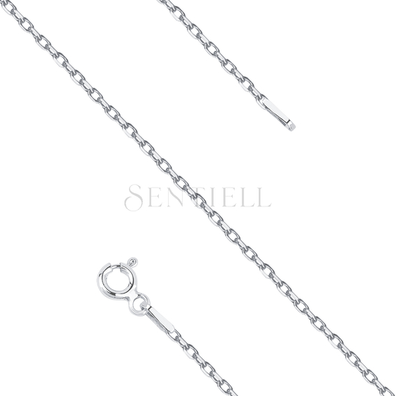 Silver (925) chain anchor diamond cut without plating