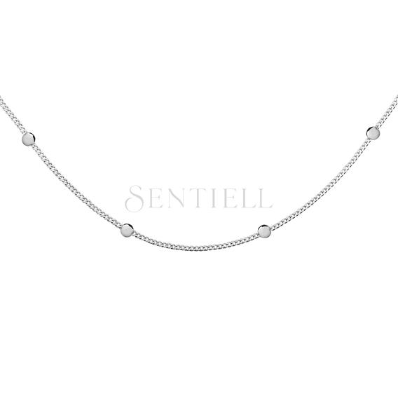 Silver (925) choker necklace with balls