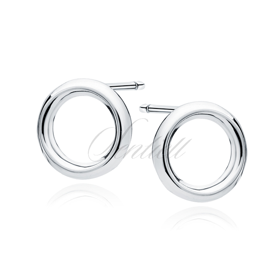 Silver (925) delicate earrings - circles