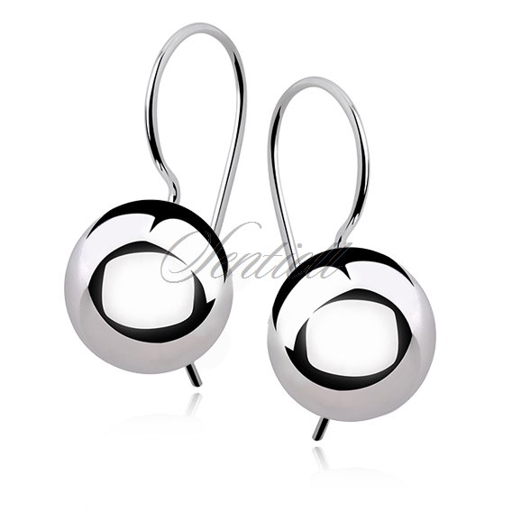 Silver (925) earrings balls 12mm