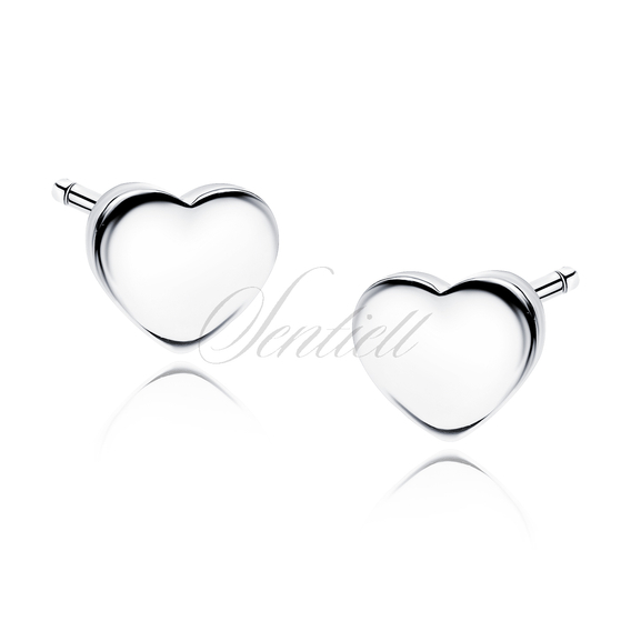 Silver (925) earrings - hearts