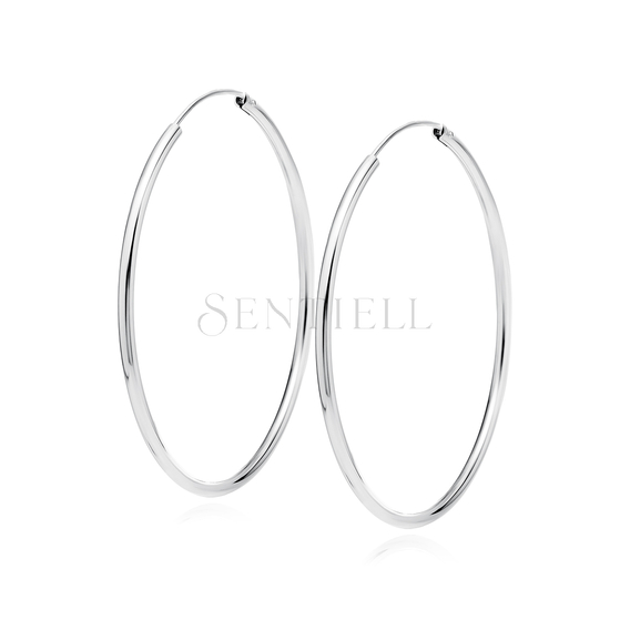 Silver (925) earrings hoop