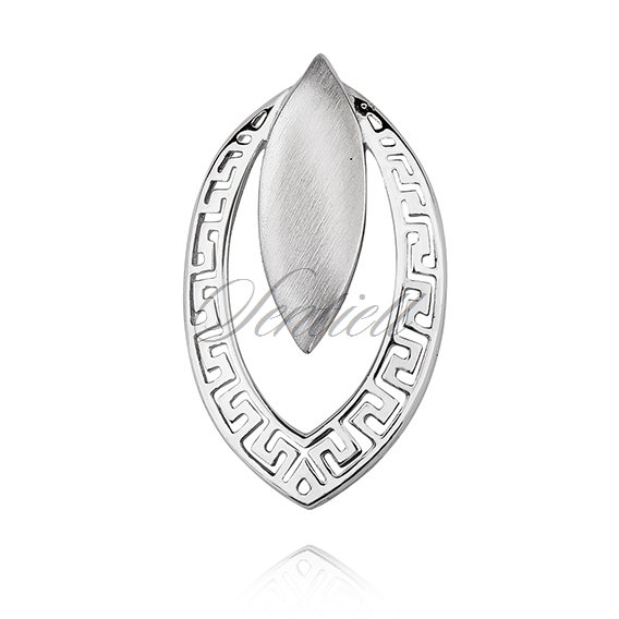 Silver (925) elegant pendant greek pattern