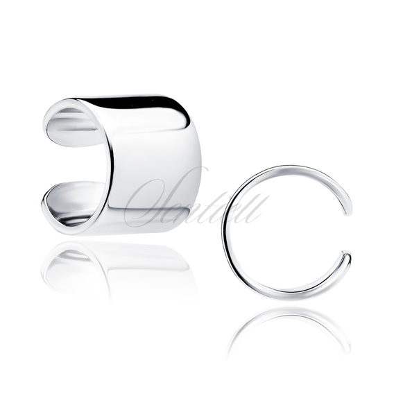 Silver (925) flat ear-cuff