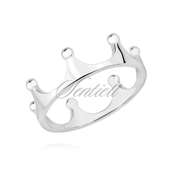 Silver (925) ring - crown