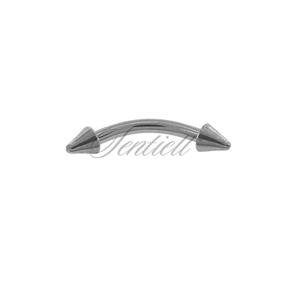 Stainless steel (316L) banana piercing for eyebrow