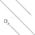 Silver (925) Spiga chain - fox tail