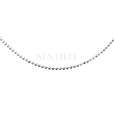 Silver (925) ball chain necklace for military tags