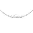 Silver (925) diamond-cut chain - curb extra flat Ø 040 rhodium-plated