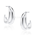 Silver (925) double earrings - circles