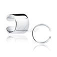 Silver (925) flat ear-cuff