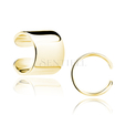 Silver (925) gold-plated flat ear-cuff