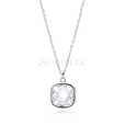 Silver (925) necklace with zirconia