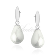 Silver (925) pearl earrings