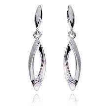 Silver (925) Earrings white zirconia