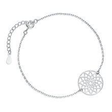 Silver (925) bracelet - mandala