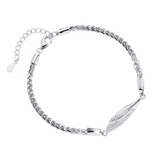 Silver (925) bracelet with spiga chain