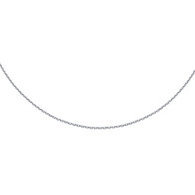 Silver (925) diamond cut anchor chain Ø 030 rhodium-plated