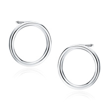 Silver (925) earrings - circles