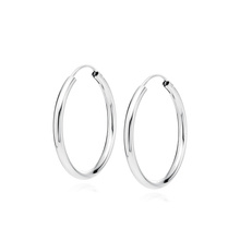 Silver (925) earrings hoop