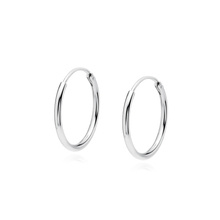 Silver (925) earrings hoop