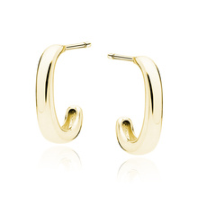 Silver (925) gold-plated earrings