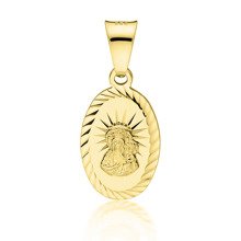 Silver (925) gold-plated pendant Virgin Mary / Black Madonna