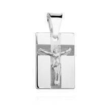 Silver (925) pendant Jesus on cross
