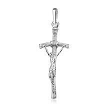 Silver (925) pendant Pope's cross