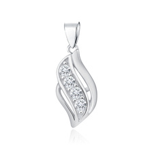 Silver (925) pendant with zirconia