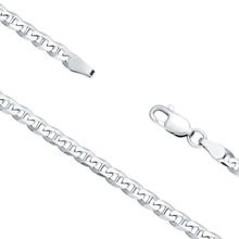 Silver (925) rhodium-plated chain bracelet Ø 100